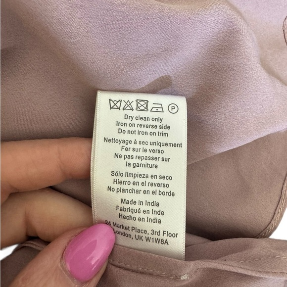 BHLDN - Avery Elegant Mauve Evening Gown Sz 10 - Picture 9 of 10